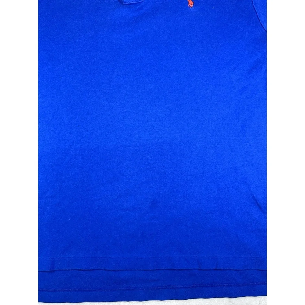 Polo Ralph Lauren Men's Blue Short Sleeve Classic Fit Polo Shirt Size Large